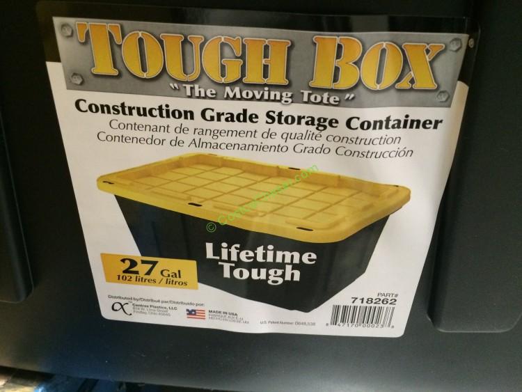 Toughbox 27 gallon storage tote - $9 @ Costco
