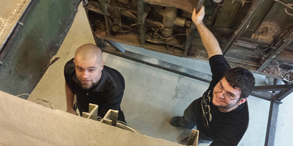 Section cut off Sandbar Mitchell's bomb bay.