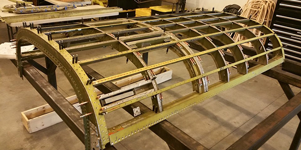 Sandbar Mitchell's bomb bay top.